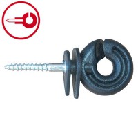Izolátor pro elektrické ohradníky- kruhový s vrutem 5 mm